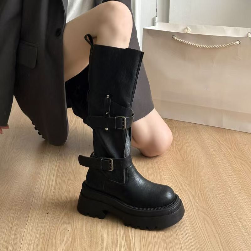 Vintage Fashion Online - 2026 Neue Vintage Damen-Kniehohe Stiefel mit