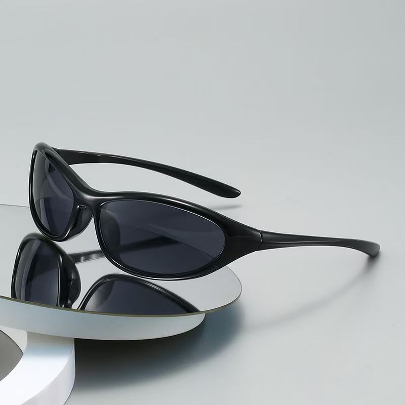 Vintage Fashion Enthusiasts - Y2K Punk Sportsonnenbrille für Herren und