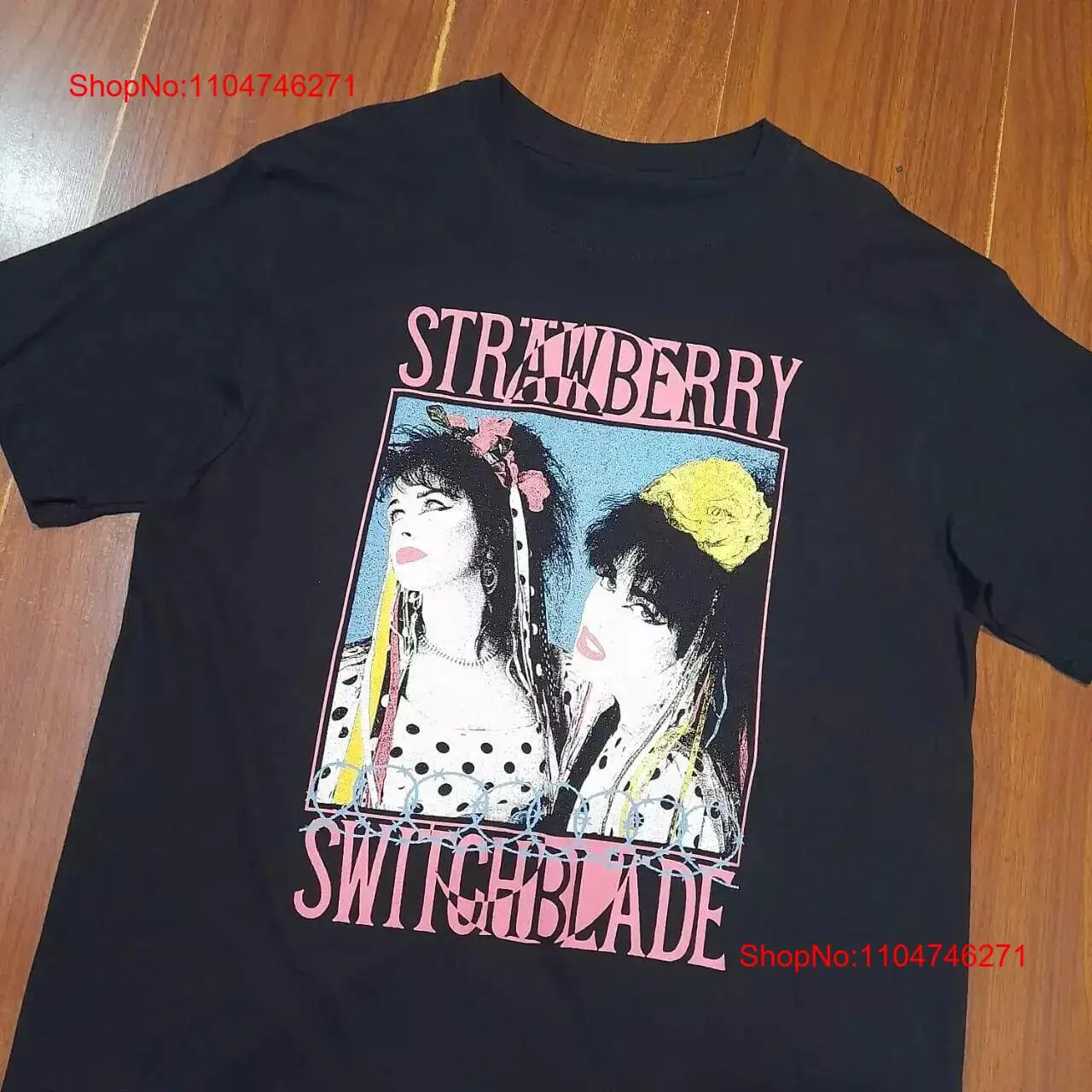 Vintage Fashion Jersey - Vintage STRAWBERRY SWITCHBLADE T-Shirt Kurzarm S