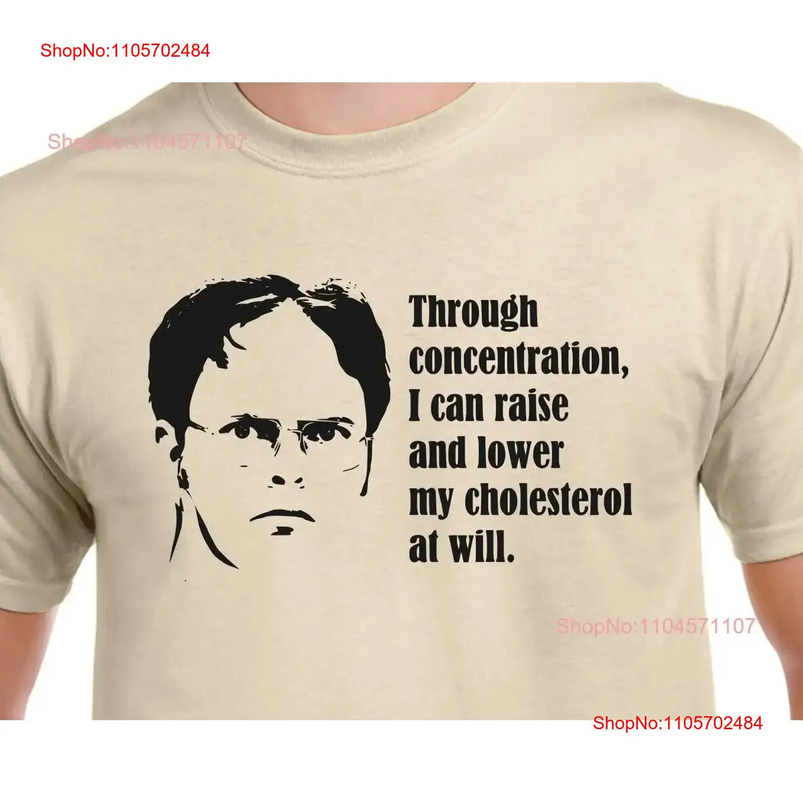 Vintage Fashion Quotes - Lustiges Dwight Schrute Cholesterin-Zitat-T-Shirt, TV-Show „The