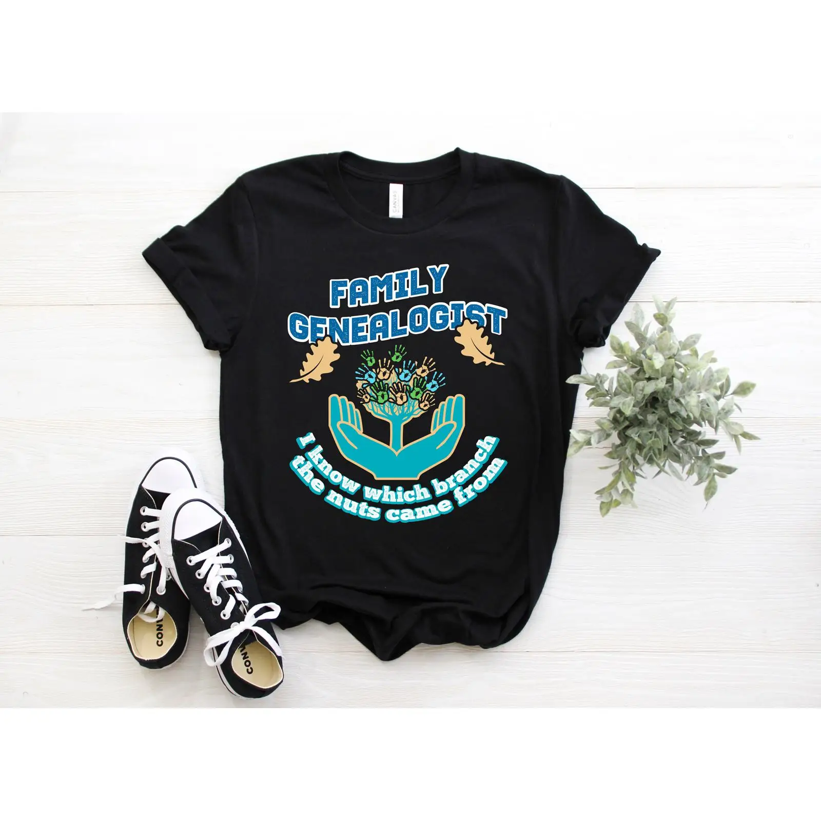 Vintage Fashion Research - Familienforscher Lustiges Zitat Baum Stammbaum-Liebhaber T-Shirt