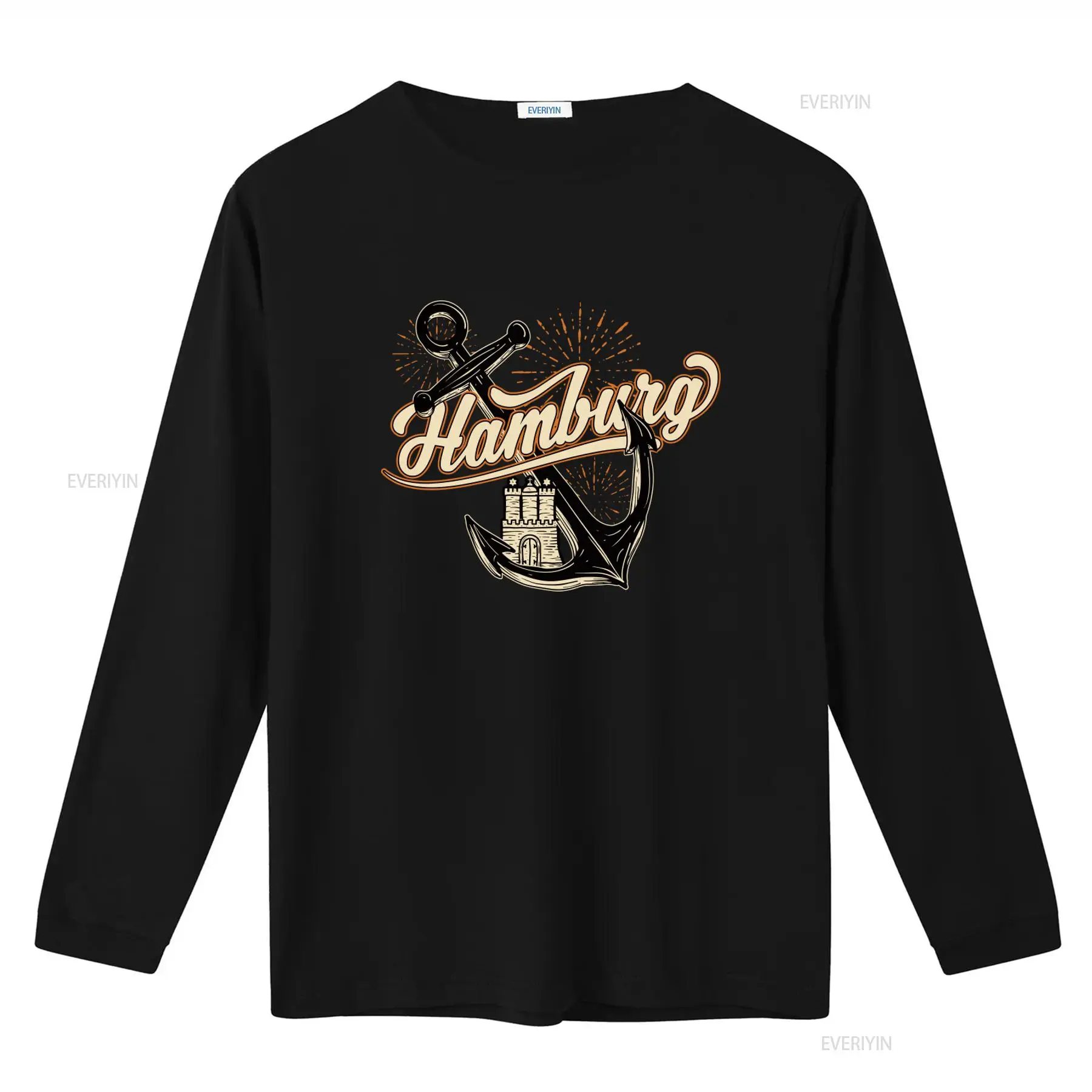 Herren-T-Shirt mit Hamburg-Ank – Vintage Fashion Hamburg Bewertung und Preis