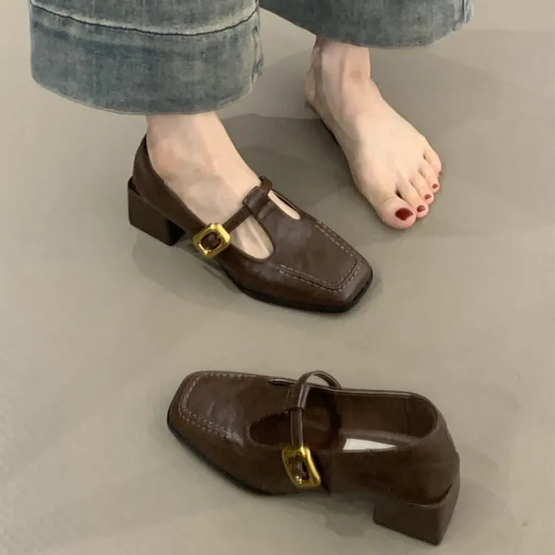 Damen Mary Jane Schuhe mit eck – Vintage Fashion Dresses Bewertung und Preis
