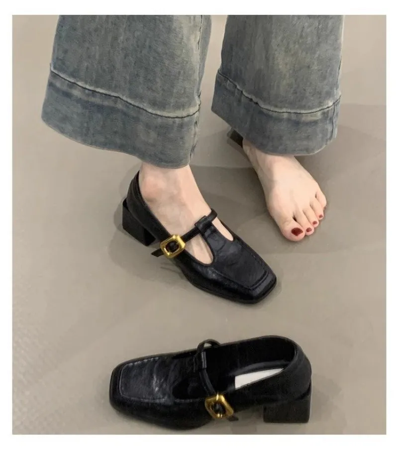 Damen Mary Jane Schuhe mit eck – Vintage Fashion Dresses Bewertung und Preis