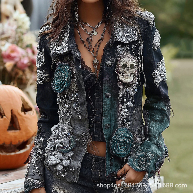 Gothic Punk Skull Rose bestick – Vintage Fashion Stores Bewertung und Preis