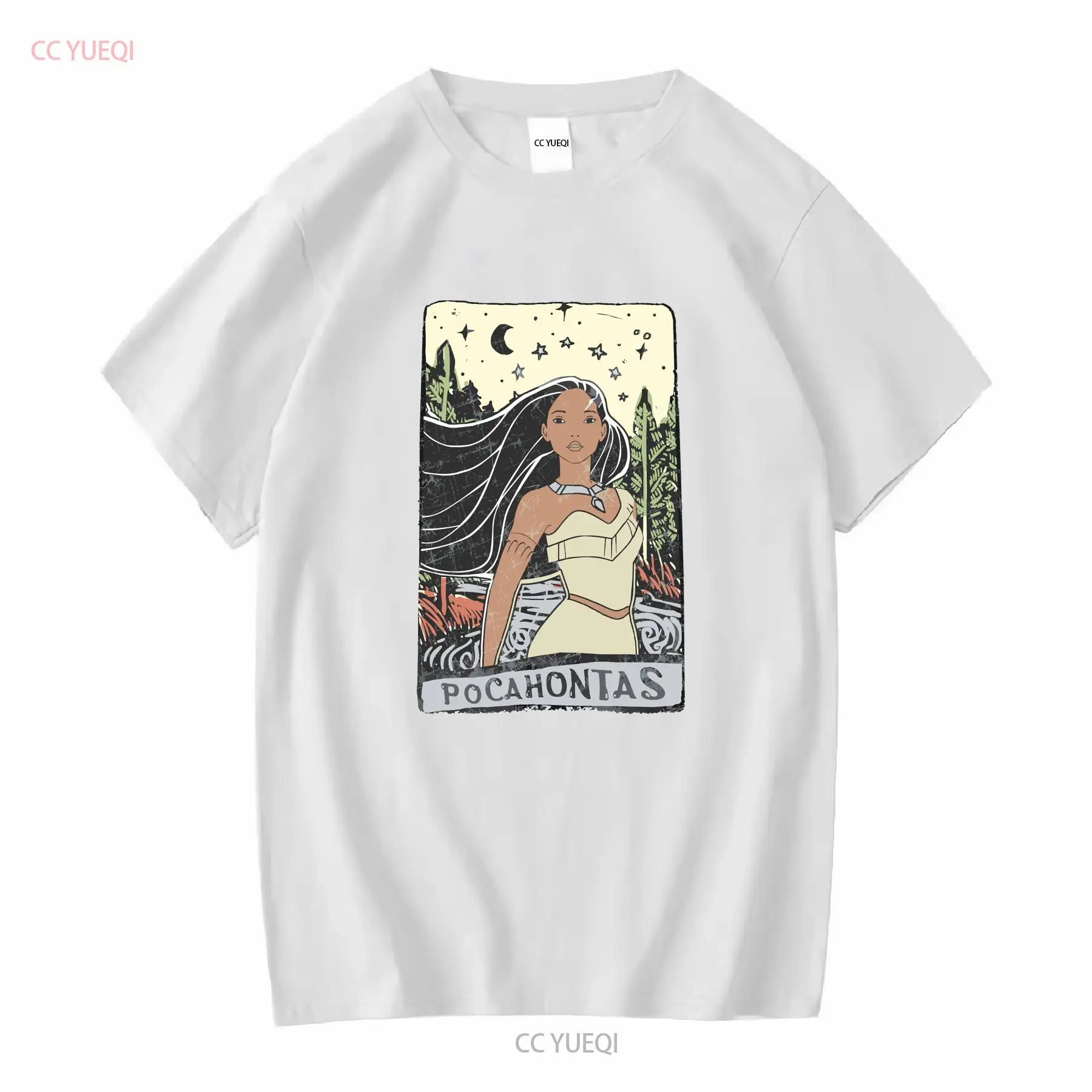 Pocahontas T-Shirt Größen Baum – Vintage Fashion Jersey Bewertung und Preis