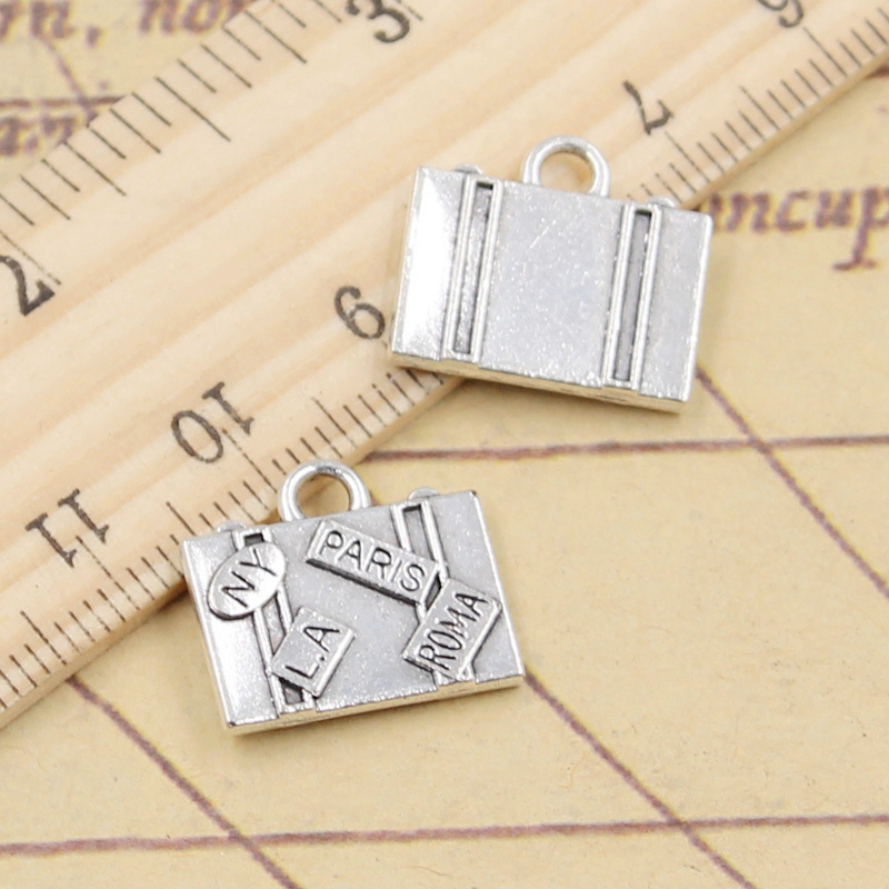 10 stücke Charms Reisetaschen  – Vintage Fashion La Bewertung und Preis