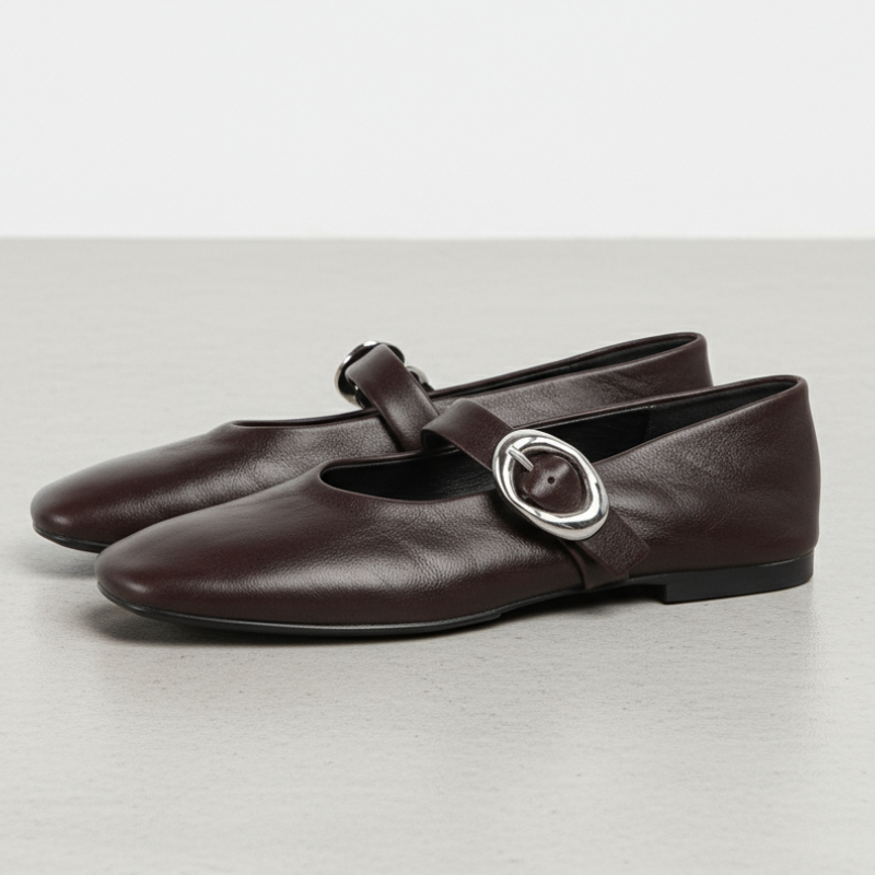 Damen Mary Jane Schuhe aus PU- – Vintage Fashion Online Bewertung und Preis